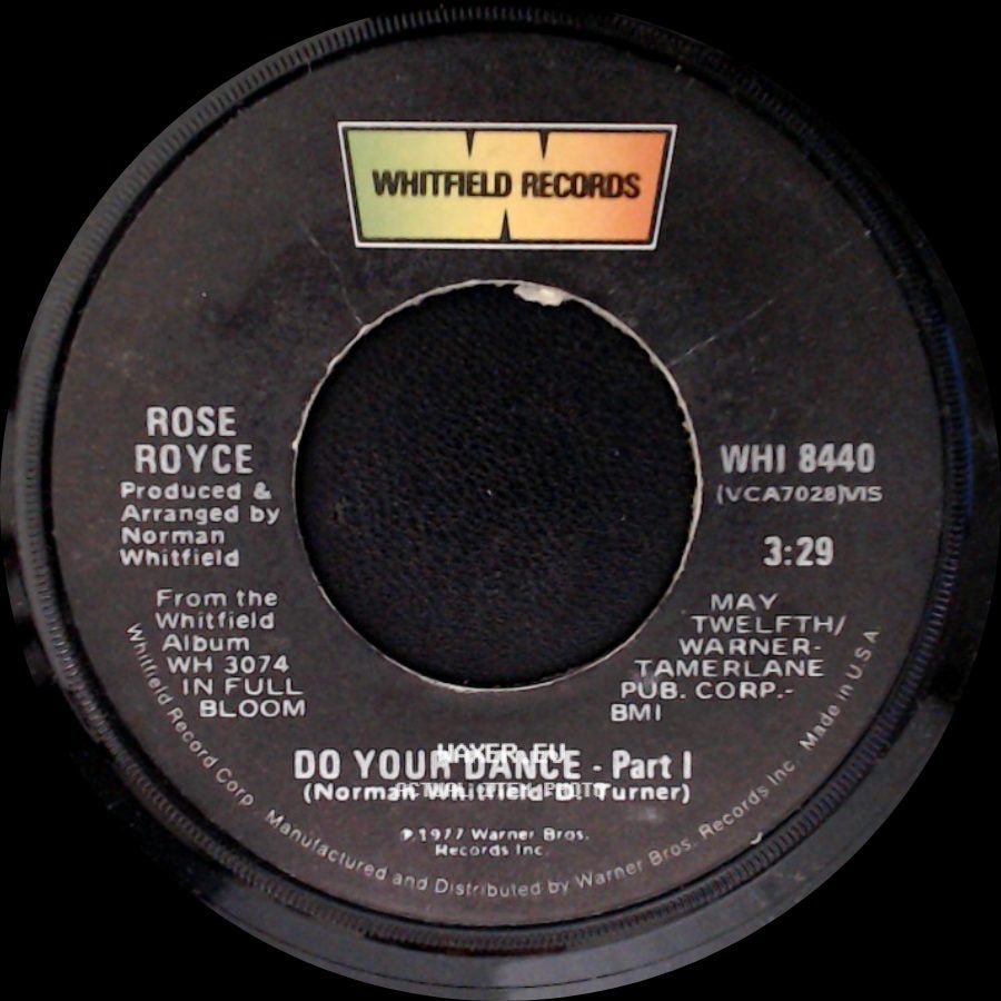 Rose Royce - Do Your Dance - Part I / Do Your Dance - Part Ii side A