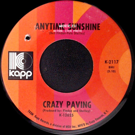 Unknown Artist - Anytime Sunshine / Sweet Brandy side A