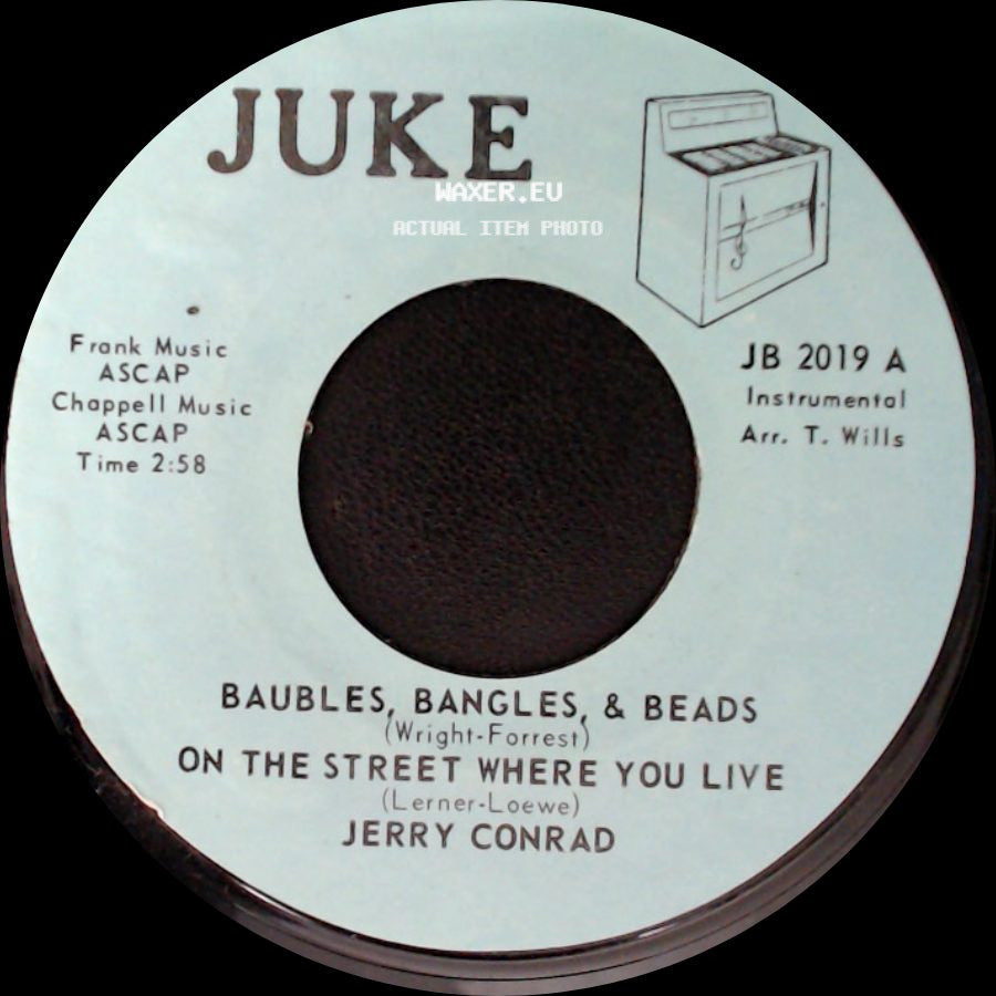 Jerry Conrad - Baubles, Bangles, & Beads / On The Street Where You Live / Tenderly side A