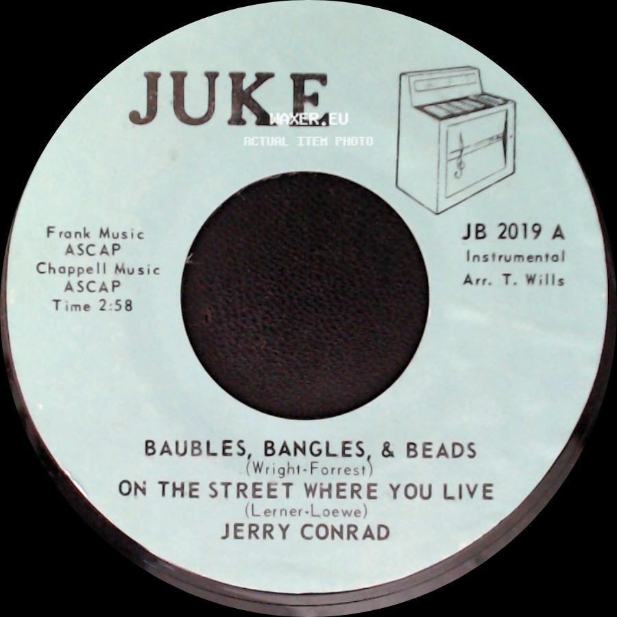 Jerry Conrad - Tenderly / Baubles, Bangles, & Beads / On The Street Where You Live side B