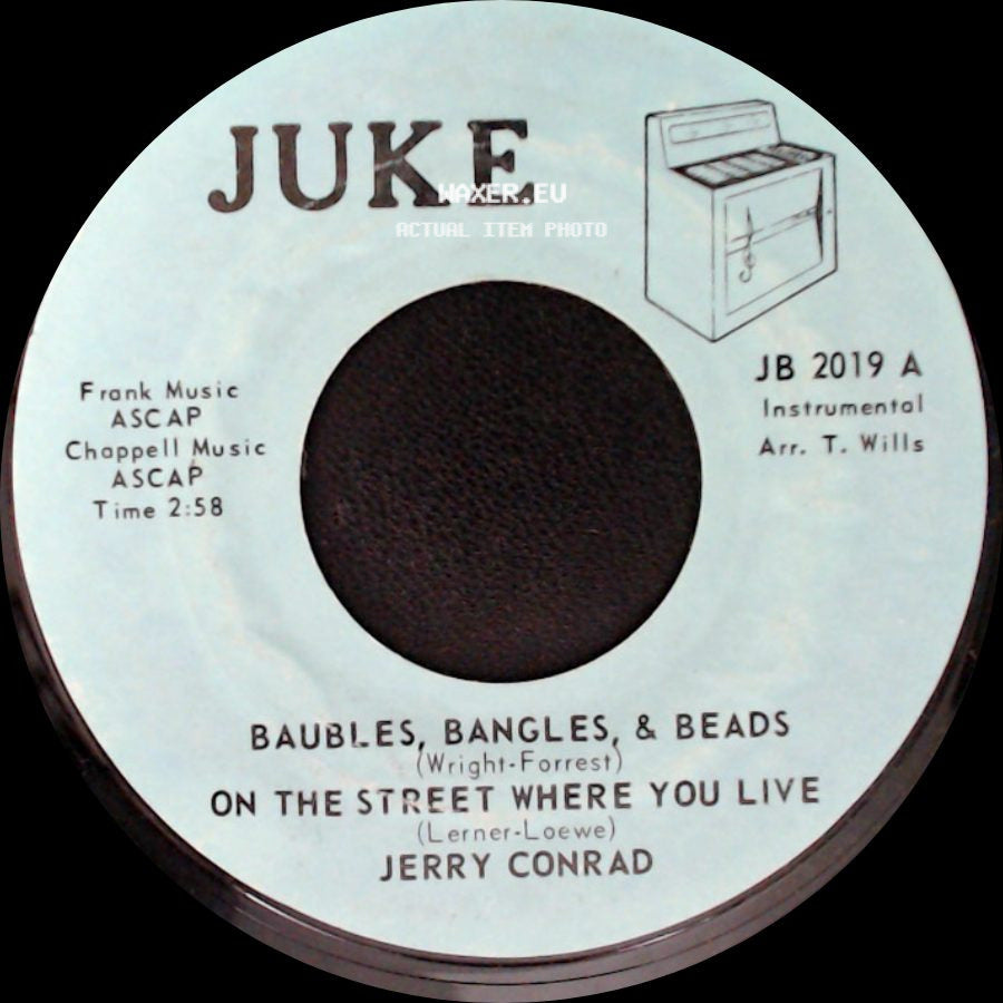 Jerry Conrad - Tenderly / Baubles, Bangles, & Beads / On The Street Where You Live side B
