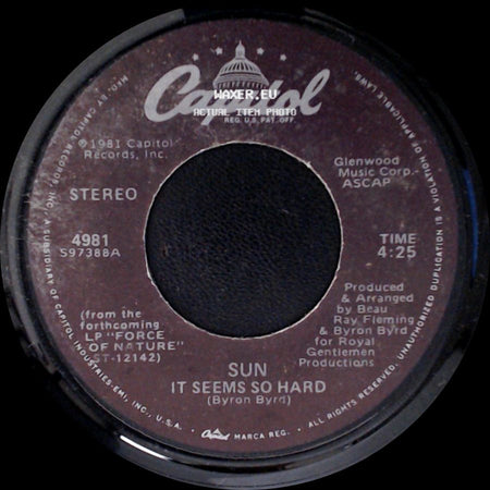 Sun - It Seems So Hard / Reaction Satisfaction (Jam Ya'll: Funk It Up) side A
