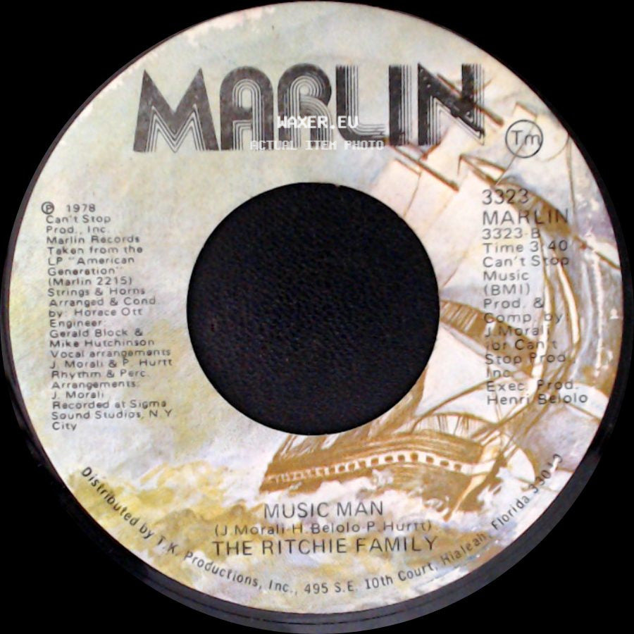 The Ritchie Family - American Generation / Music Man side B