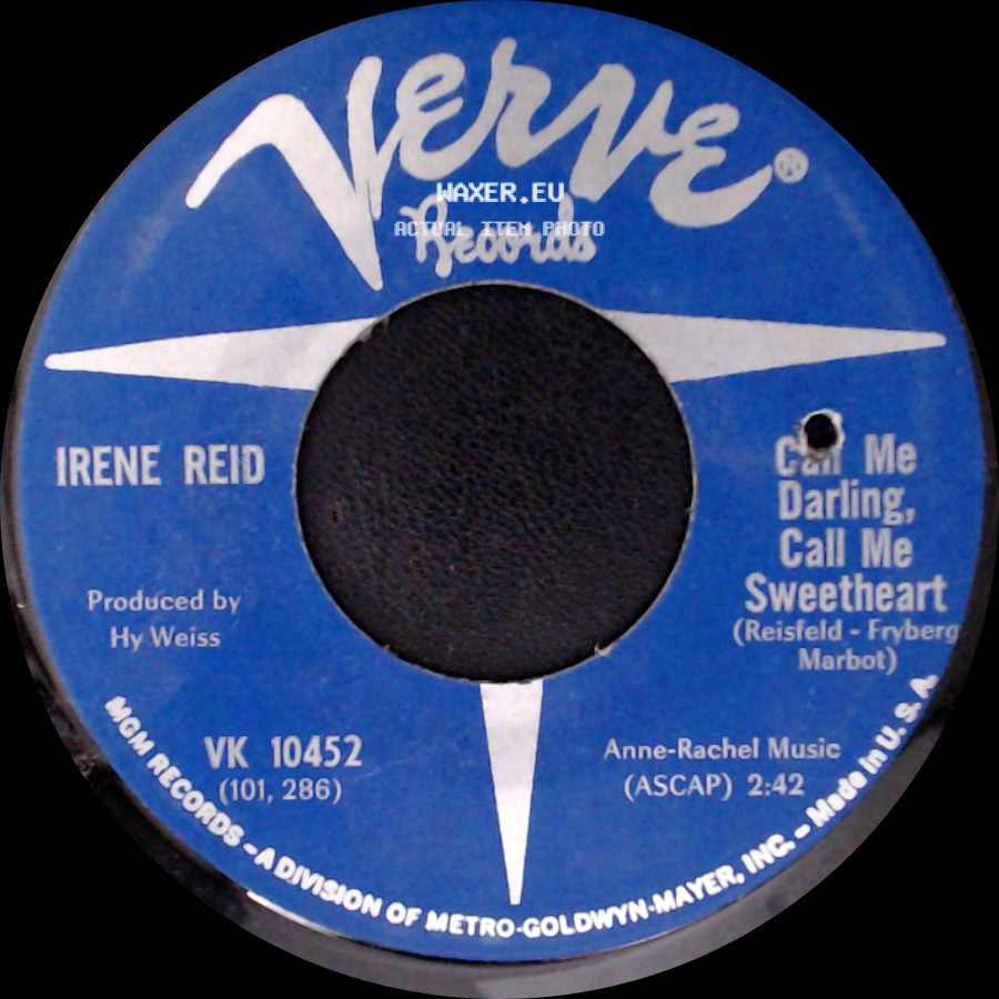 Irene Reid - Call Me Darling, Call Me Sweetheart / You Ain't Woman Enough side A