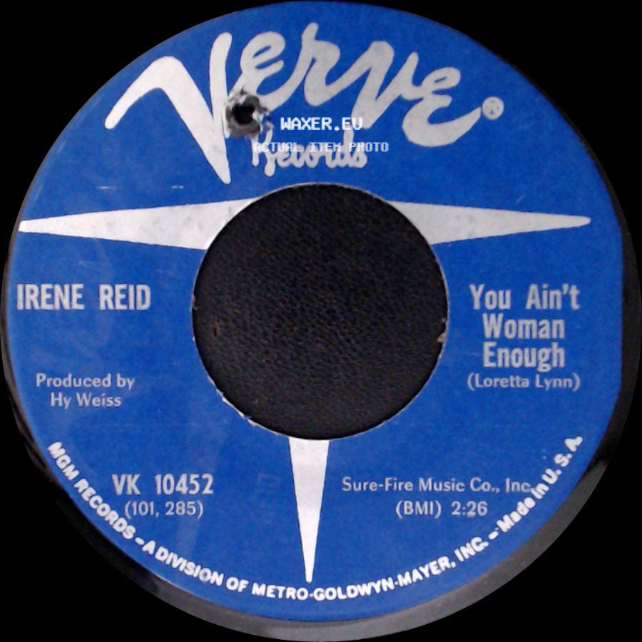 Irene Reid - Call Me Darling, Call Me Sweetheart / You Ain't Woman Enough side B