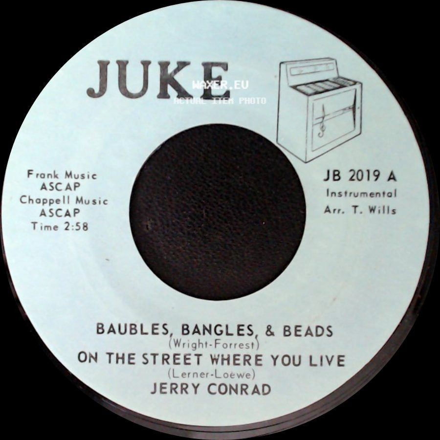 Jerry Conrad - Baubles, Bangles, & Beads / On The Street Where You Live / Tenderly side A