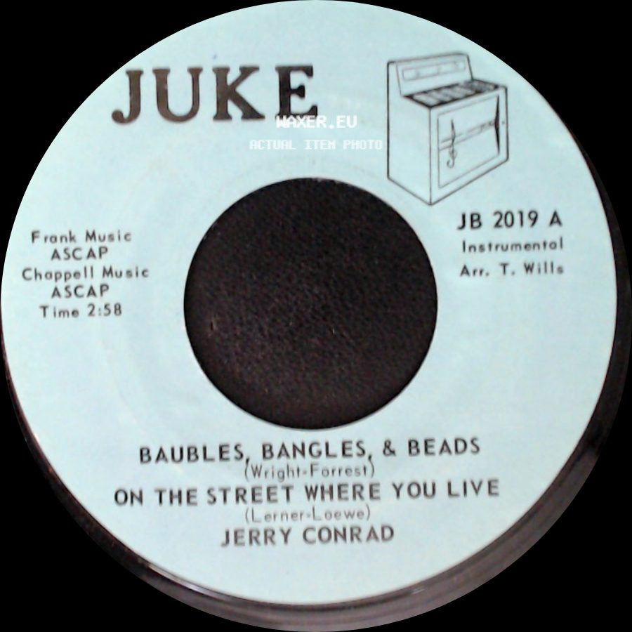 Jerry Conrad - Baubles, Bangles, & Beads / On The Street Where You Live / Tenderly side A
