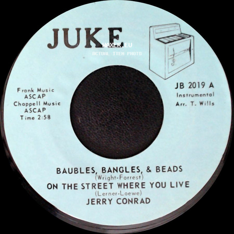 Jerry Conrad - Tenderly / Baubles, Bangles, & Beads / On The Street Where You Live side B
