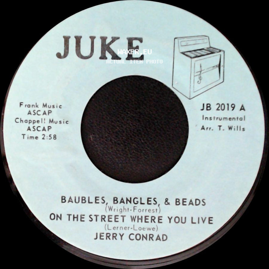 Jerry Conrad - Baubles, Bangles, & Beads / On The Street Where You Live / Tenderly side A