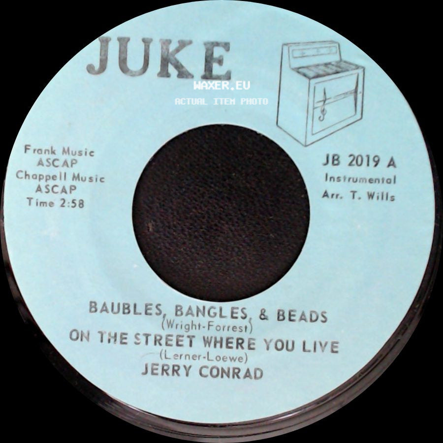 Jerry Conrad - Baubles, Bangles & Beads / On The Street Where You Live / Tenderly side A