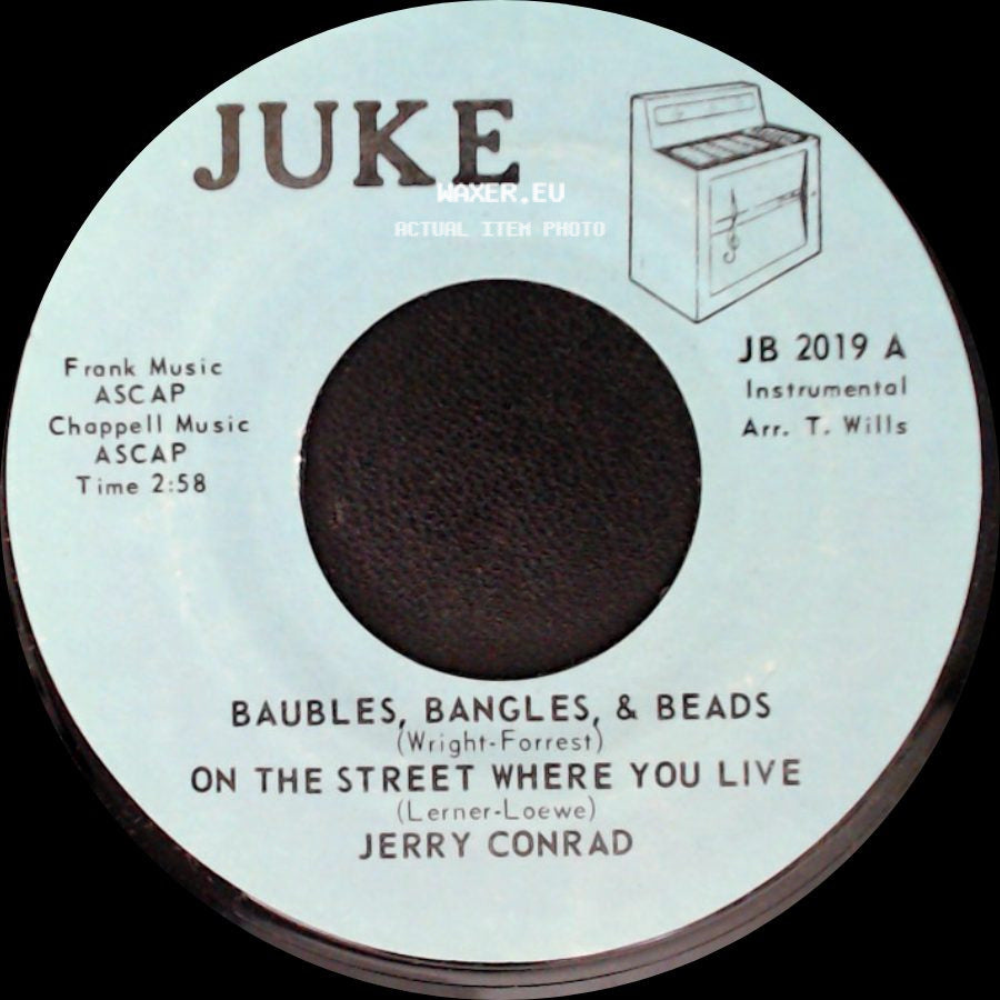 Jerry Conrad - Tenderly / Baubles, Bangles, & Beads / On The Street Where You Live side B