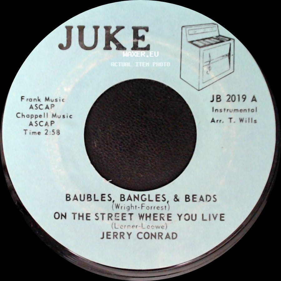 Jerry Conrad - Tenderly / Baubles, Bangles, & Beads / On The Street Where You Live side B