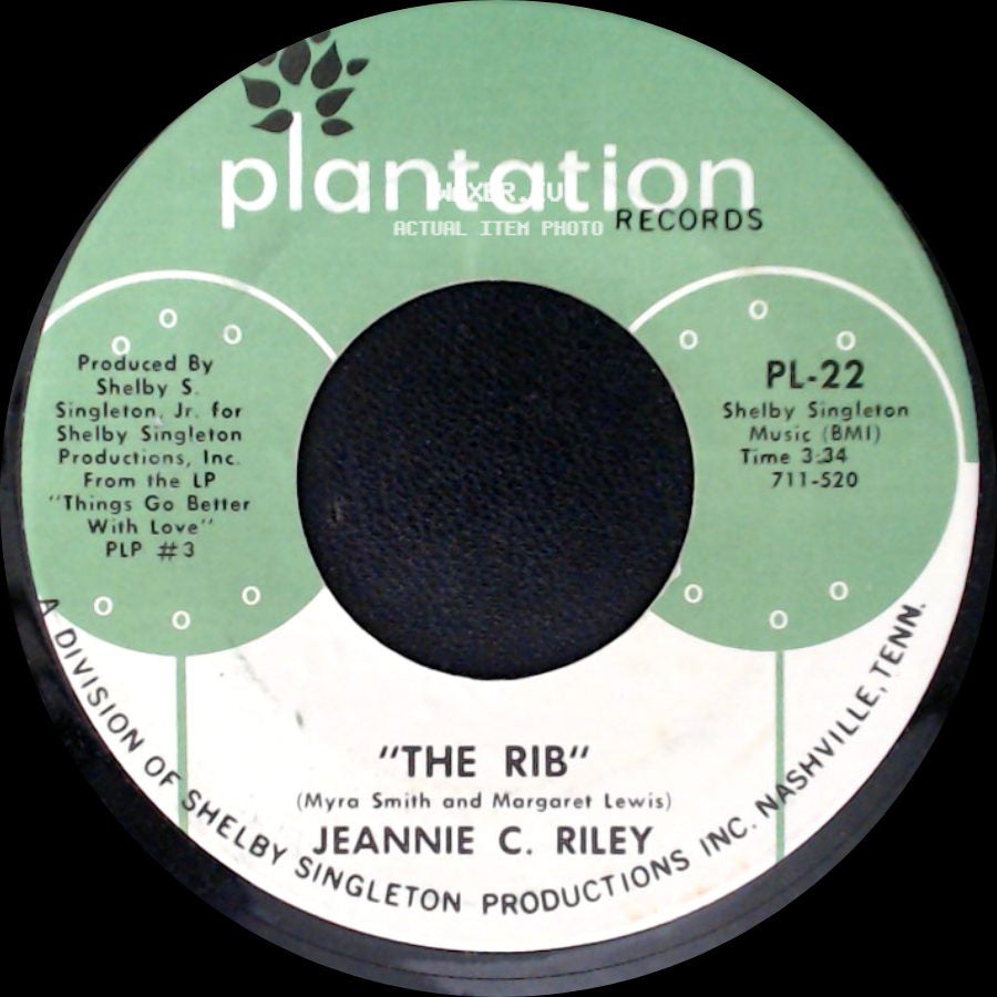 Jeannie C. Riley - I'm The Woman / The Rib side B