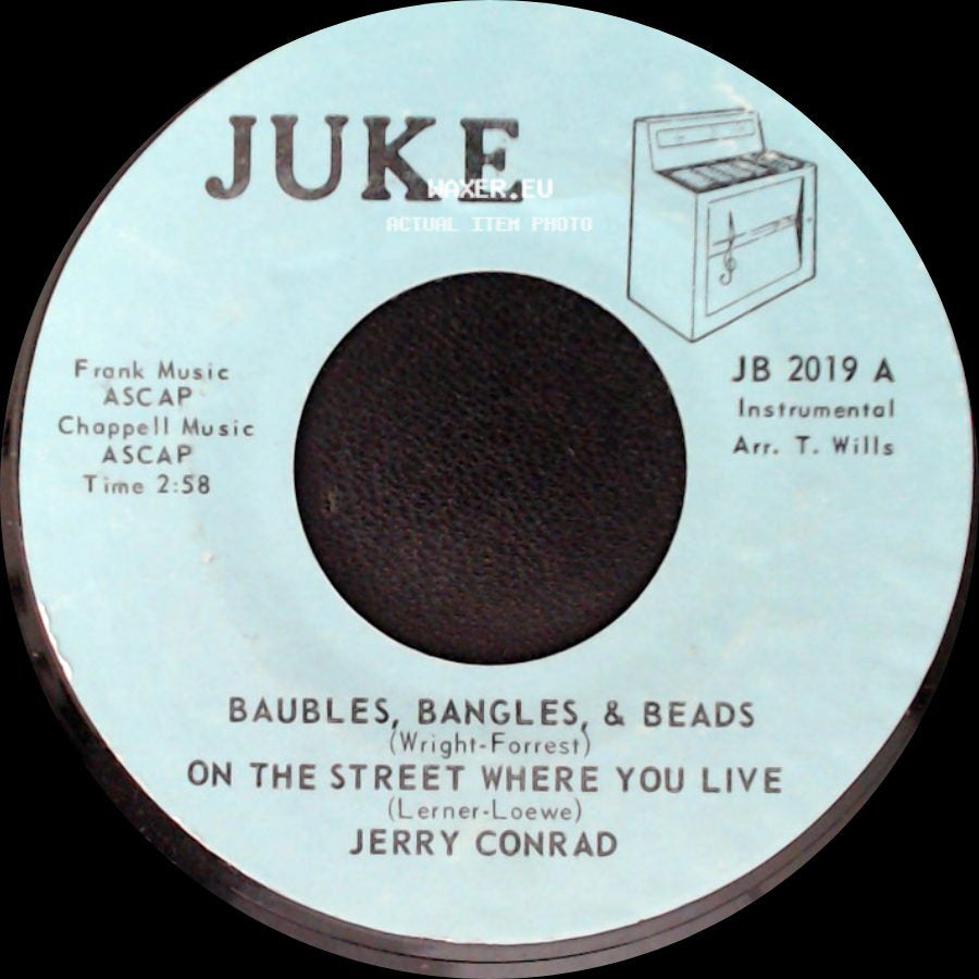 Jerry Conrad - Baubles, Bangles, & Beads / On The Street Where You Live / Tenderly side A