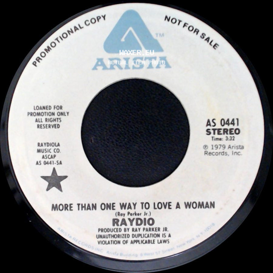 Raydio - More Than One Way To Love A Woman / Hot Stuff side A