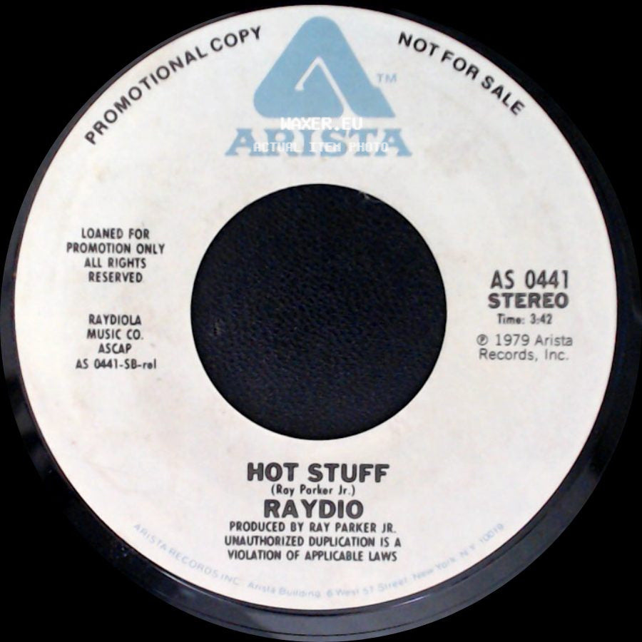 Raydio - More Than One Way To Love A Woman / Hot Stuff side B