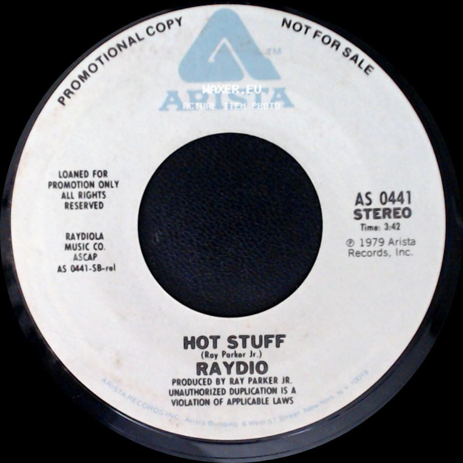 Raydio - More Than One Way To Love A Woman / Hot Stuff side B