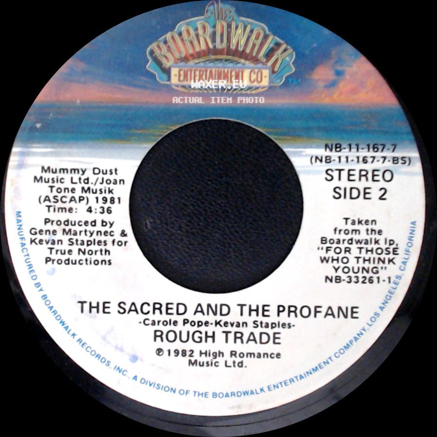 All Touch / Rough Trade - Rough Trade / The Sacred And The Profane side B
