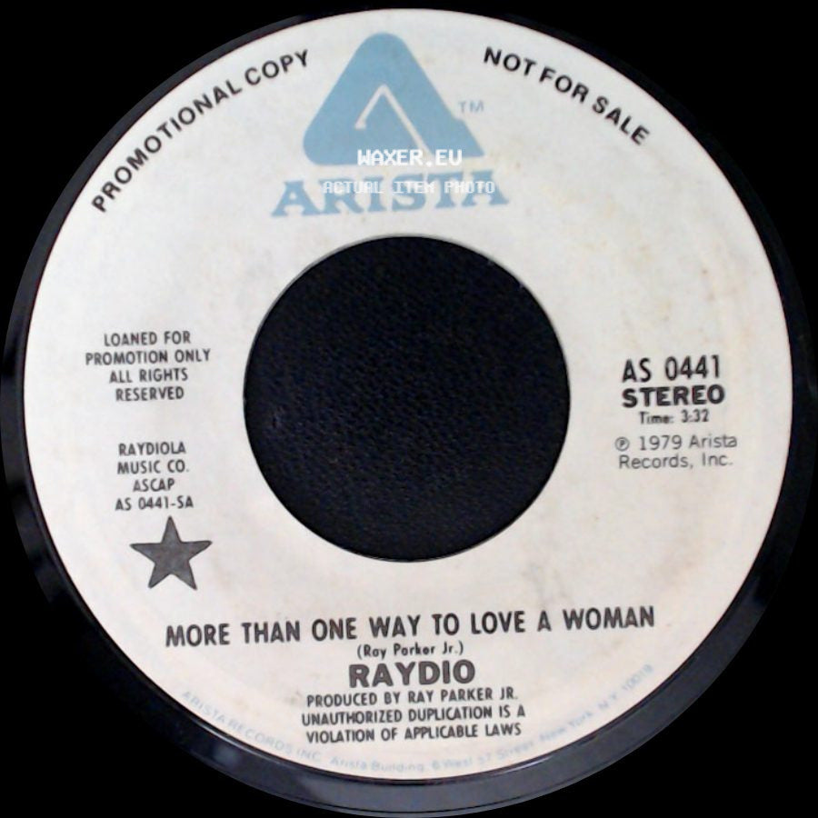 Raydio - Hot Stuff / More Than One Way To Love A Woman side B