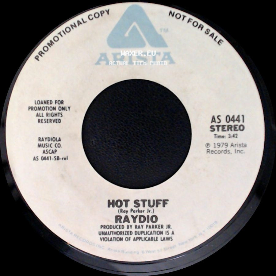 Raydio - More Than One Way To Love A Woman / Hot Stuff side B