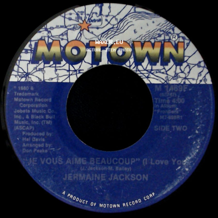 Jermaine Jackson - Let's Get Serious / Je Vous Aime Beaucoup (I Love You) side B