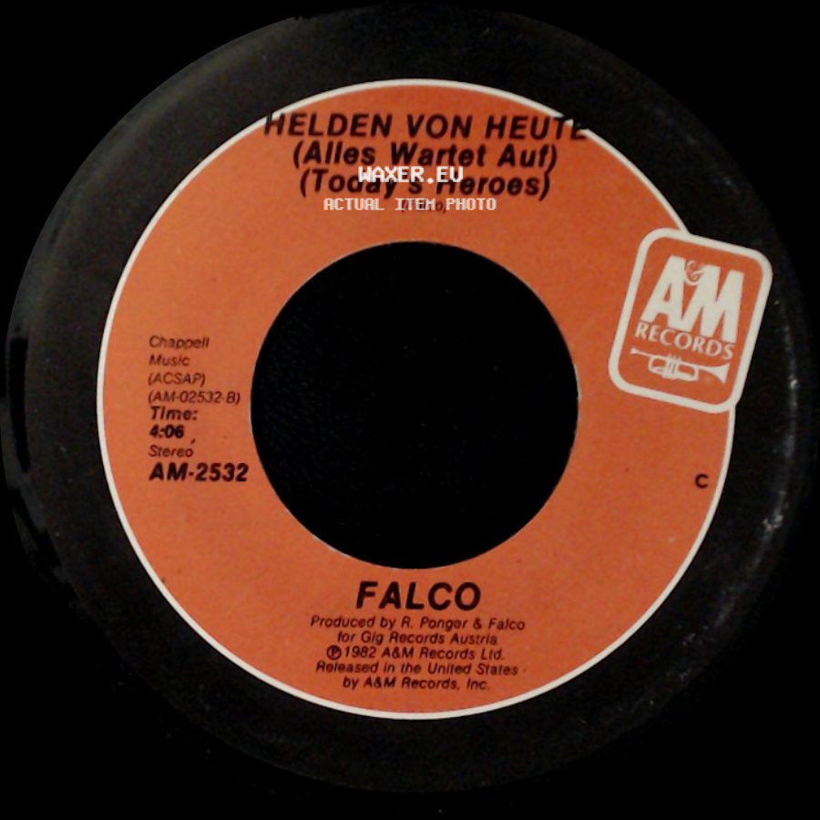 Falco - Helden Von Heute (Alles Wartet Auf) (Today's Heroes) / Der Kommissar (The Commissioner) side A