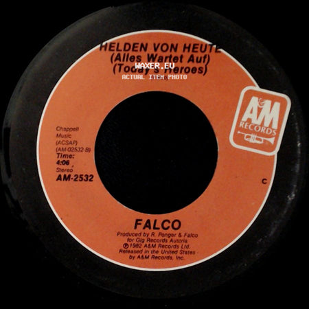 Falco - Helden Von Heute (Alles Wartet Auf) (Today's Heroes) / Der Kommissar (The Commissioner) side A