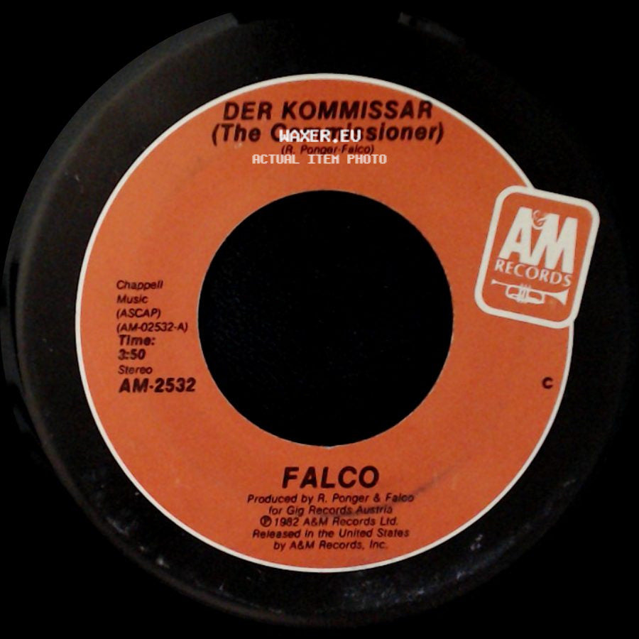 Falco - Helden Von Heute (Alles Wartet Auf) (Today's Heroes) / Der Kommissar (The Commissioner) side B