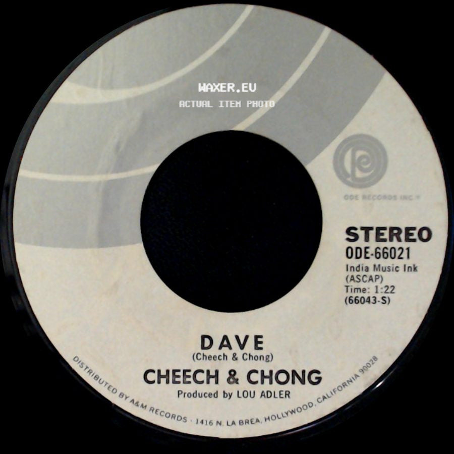 Cheech & Chong - Dave / Santa Claus And His Old Lady side A
