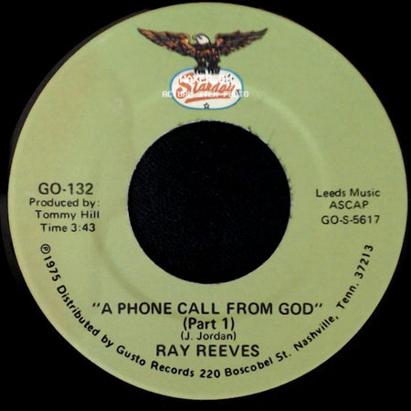 Ray Reeves - A Phone Call From God (Part 2) / A Phone Call From God (Part 1) side B