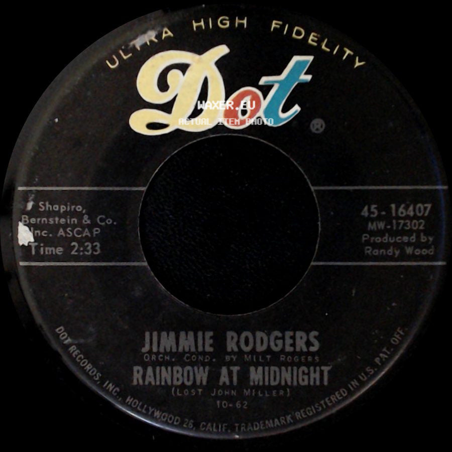 Jimmie Rodgers - Rainbow At Midnight / Rhumba Boogie side A