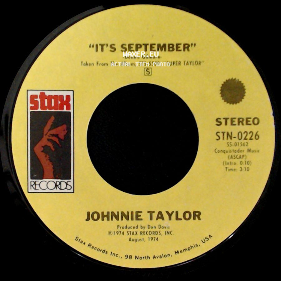 Johnnie Taylor - Just One Moment / "It's September" side B