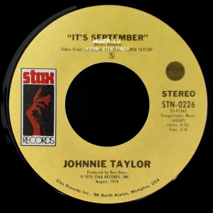 Johnnie Taylor - Just One Moment / It's September side B