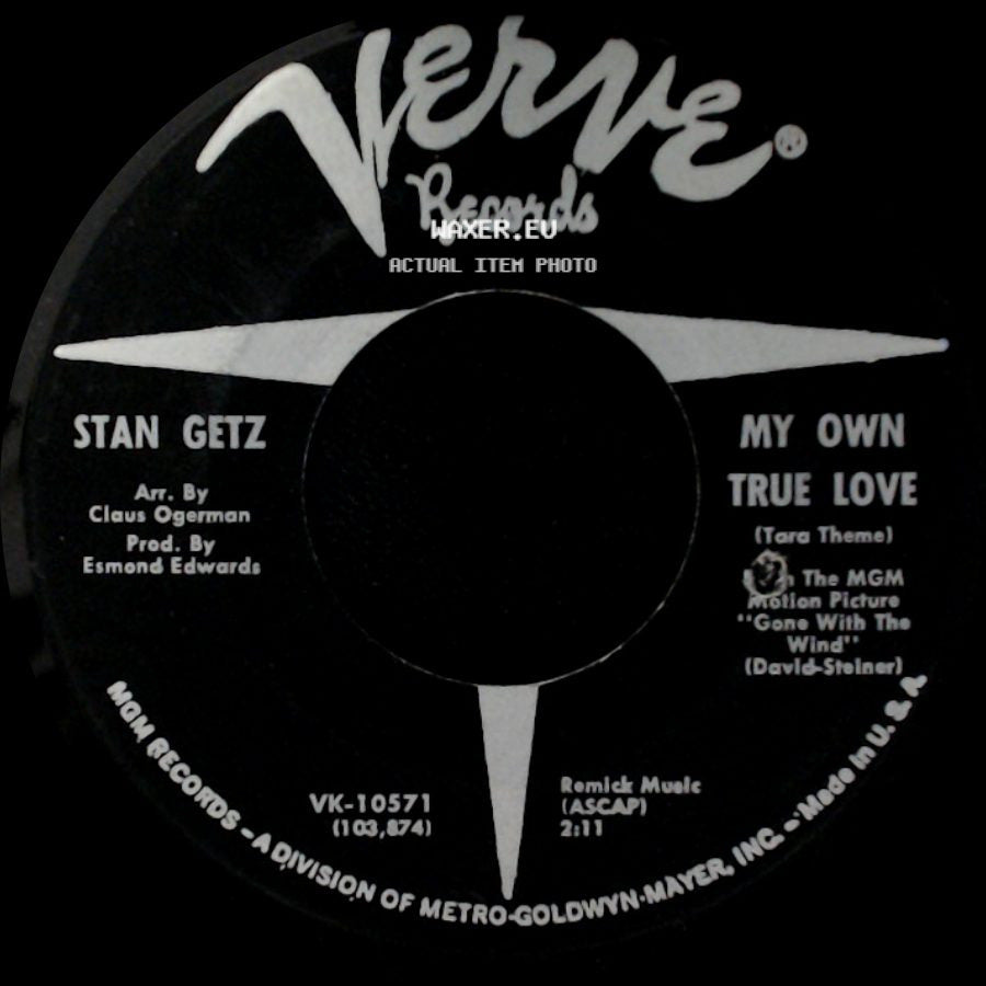 Stan Getz - A Tribute To Stan / My Own True Love (Tara Theme) side B