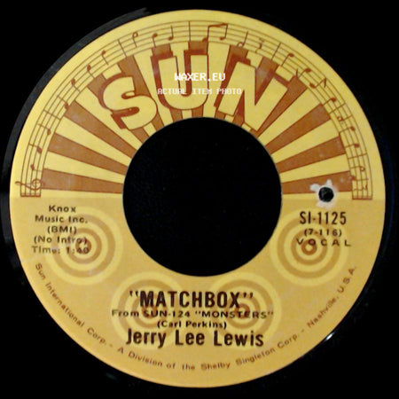 Jerry Lee Lewis - Matchbox / Love On Broadway side A