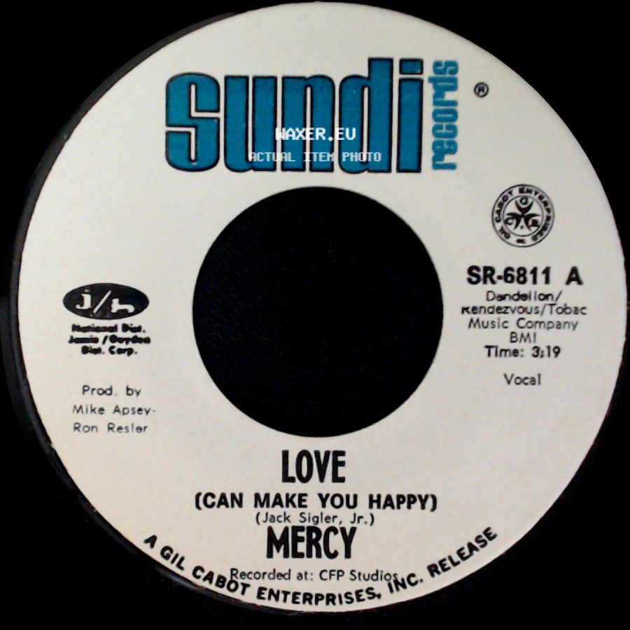 Mercy - Love (Can Make You Happy) / Fire Ball side A