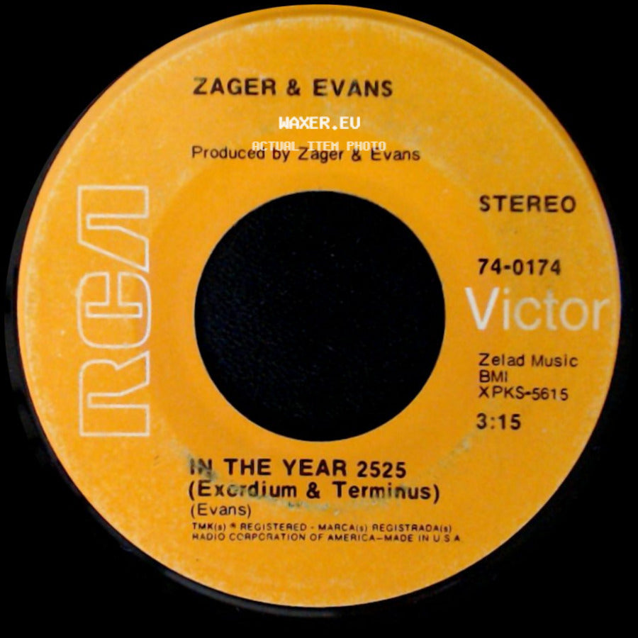 Zager & Evans - Little Kids / In The Year 2525 (Exordium & Terminus) side B