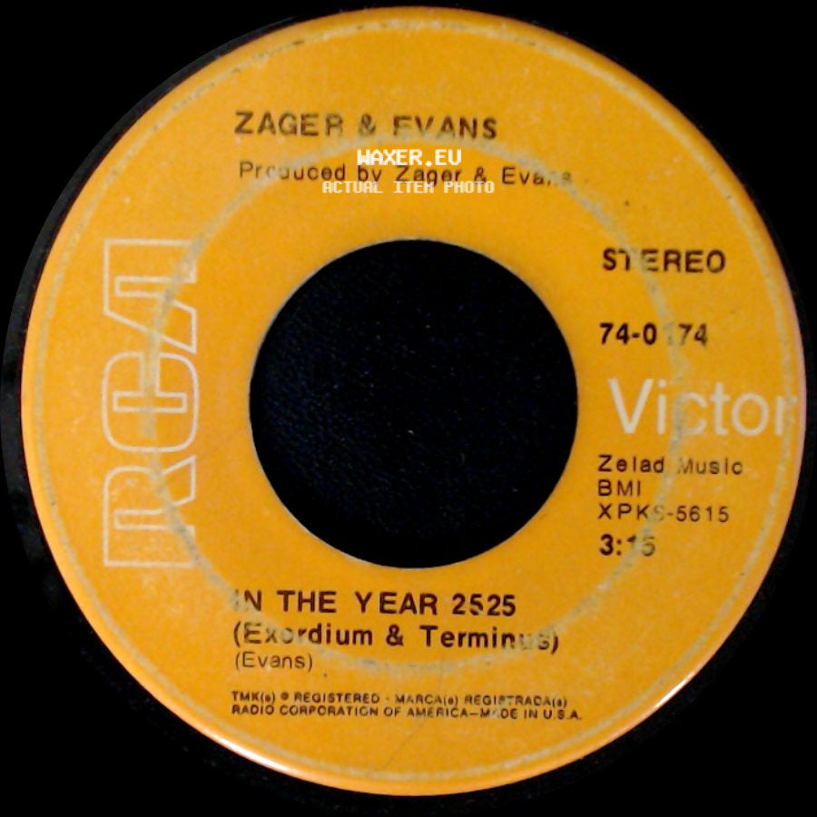 Zager & Evans - Little Kids / In The Year 2525 (Exordium & Terminus) side B