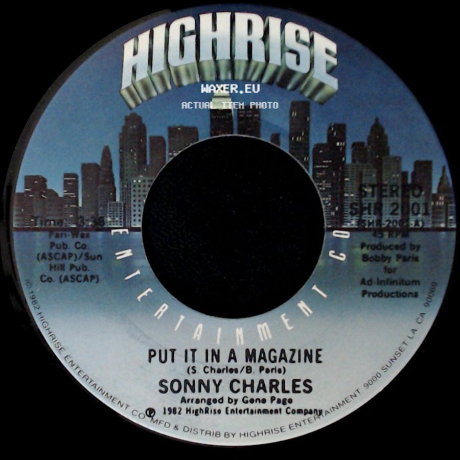 Sonny Charles - The Week-End Father Song / Put It In A Magazine side B
