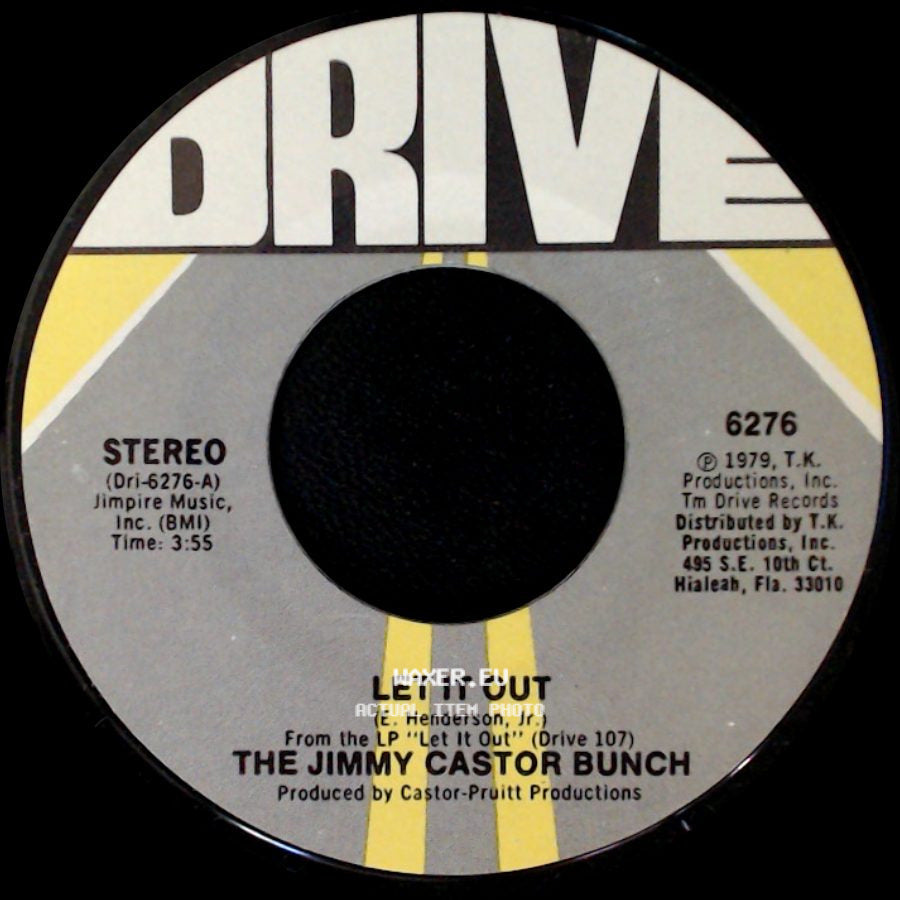 The Jimmy Castor Bunch - Let It Out / You Light Up My Life side A