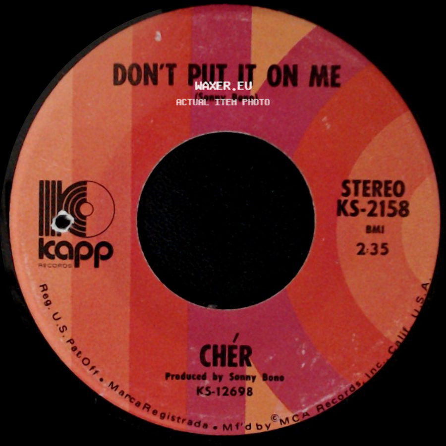 Chér - Don't Put It On Me / The Way Of Love side A