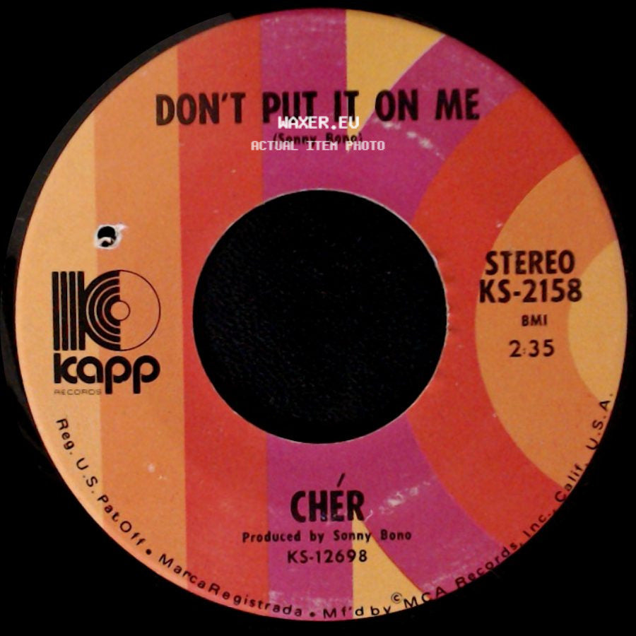 Chér - Don't Put It On Me / The Way Of Love side A