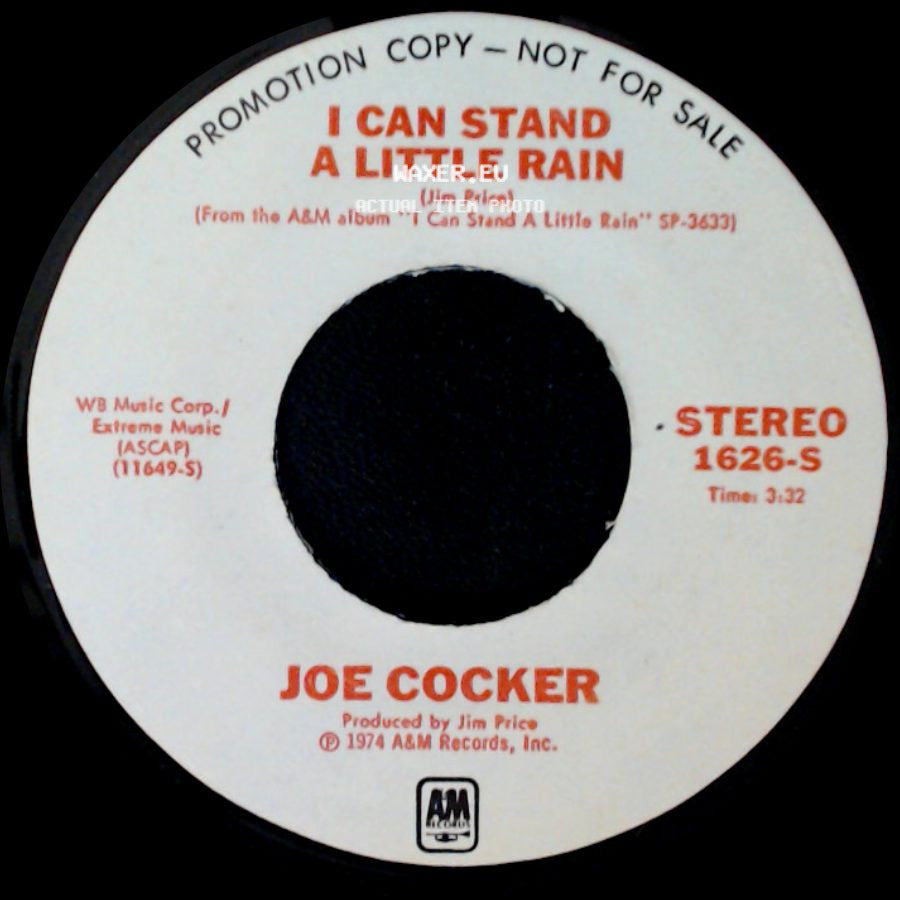 Joe Cocker - I Can Stand A Little Rain / I Can Stand A Little Rain side A