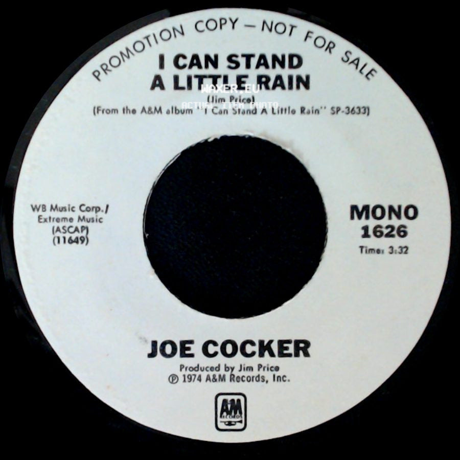 Joe Cocker - I Can Stand A Little Rain / I Can Stand A Little Rain side B
