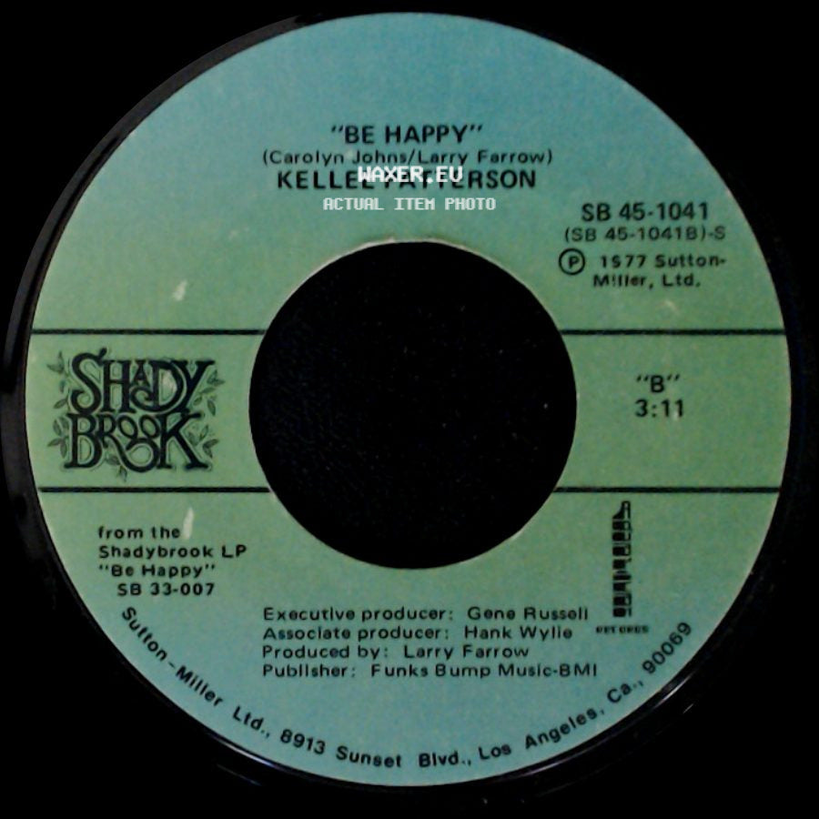 Kellee Patterson - If It Don't Fit, Don't Force It / Be Happy side B