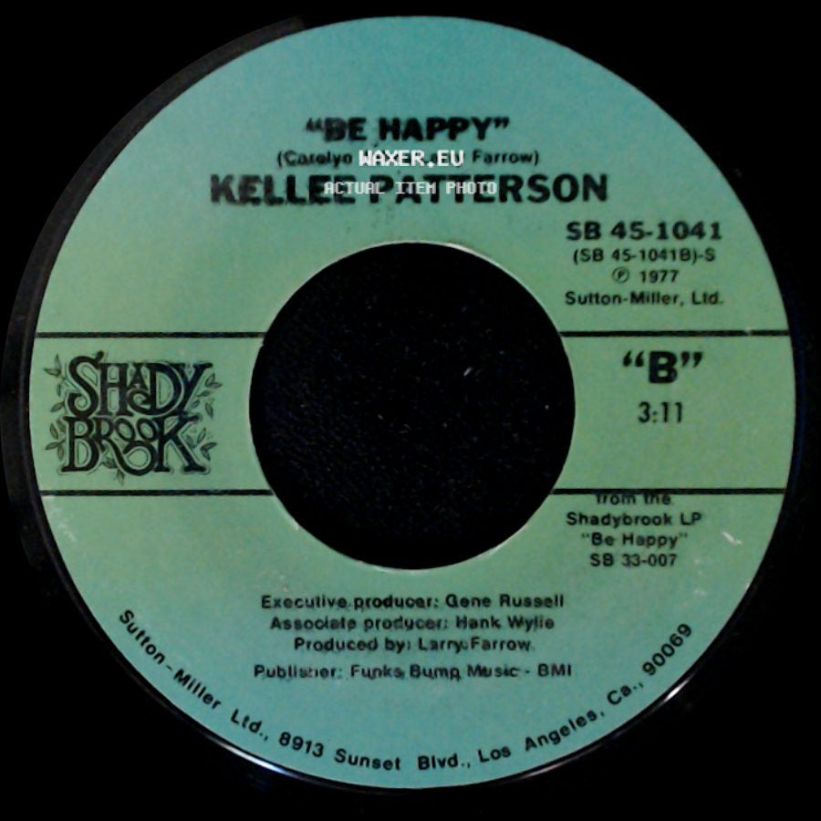 Kellee Patterson - If It Don't Fit, Don't Force It / Be Happy side B