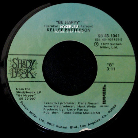 Kellee Patterson - If It Don't Fit, Don't Force It / Be Happy side B
