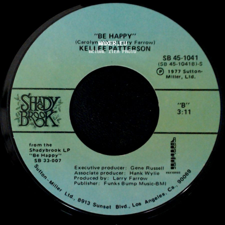 Kellee Patterson - If It Don't Fit, Don't Force It / Be Happy side B