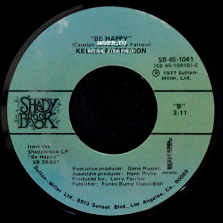 Kellee Patterson - If It Don't Fit, Don't Force It / Be Happy side B