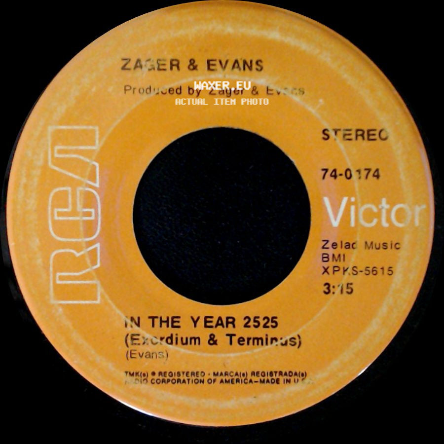Zager & Evans - Little Kids / In The Year 2525 side B